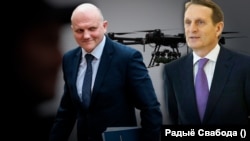 Іван Тэртэль (зьлева) і Сяргей Нарышкін. Каляж