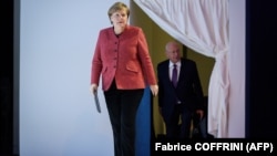 Cancelarul german Angela Merkel la Davos, 23 ianuarie 2019