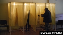 Голосование на «референдуме» в Крыму, 16 марта 2014 года