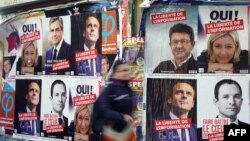 Президенттикке талапкерлердин шайлоо плакаттары, Париж.