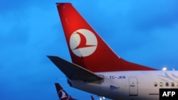 Turkish Airlines avion, ilustracija 