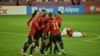 Իսպանիայի ֆուտբոլի ազգային հավաքականը տոնում է հերթական հաղթանակը, արխիվ
