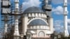 Вид на строительную площадку Соборной мечети в Симферополе. Архивное фото