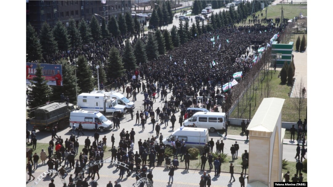 Митинг в Магасе 26 марта 2019 года