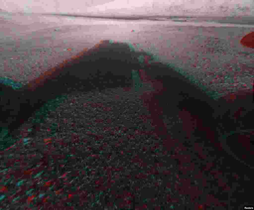 Роверот Кјуриозити кој слета на Марс на 5 август 2012. 