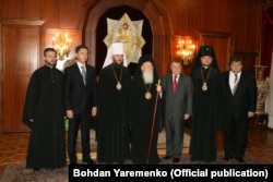 Украинская делегация у патриарха Константинопольского