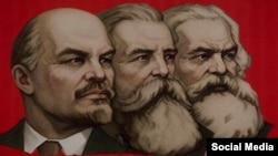 Lenin, Engels, Marx.