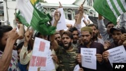 Кашмир- протести против индиската влада