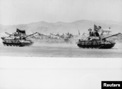 Советский военный конвой в Афганистане. Ноябрь 1987 года