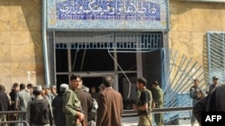 The Information and Culture Ministry after the blast on October 30