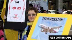 Архівне фото: протест проти збиття літака рейсу MH17 в Австралії, Сідней, 19 липня 2014 року