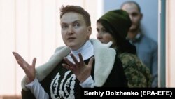 Надія Савченко в Шевченківському райсуді Києва, 23 березня 2018 року