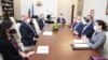 Премиерът Бойко Борисов разговаря с представители на "Локхийд Мартин" и посланик Херо Мустафа
