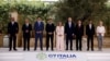 G7 leaders pose for photos ahead of a summit in Puglia, Italy, on June 13. 