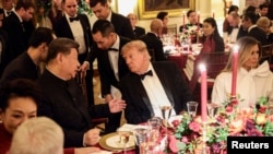 US President Donald Trump hosts state dinner for China's President Xi Jinping at the White House in Washington, D.C. on September 24, 2026.