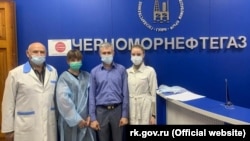 Вакцинация от коронавируса российским препаратом «Спутник V» в ГУП «Черноморнефтегаз»