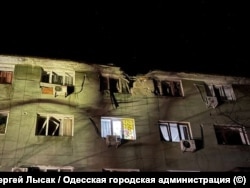 Адэса пасьля расейскай атакі 11 красавіка