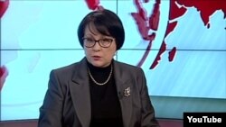 Lilia Budzhurova of the Crimean Tatar TV channel ATR was warned by prosecutors over "extremist" views.