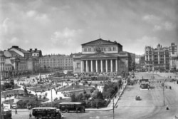 Orașul Moscova în anii 1930. Sursa: Biblioteca Centrală Universitară, Iași