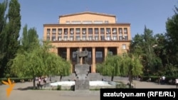 Armenia - The main building of Yerevan State University, 9Oct2014.