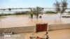 Floods have inundated large parts of Iran since March 19. In this photo flood waters cover fields in oil-rich Khuzestan province. April 2019