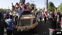 د سوډان د اعتراض کوونکو یو انځور