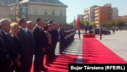 Doček predsjednika Albanije Ilira Mete u Prištini