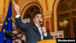 Саакашвили в Одессе. Октябрь 2015 года