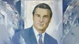 Bashkortostan -- Garif Sultan, former director of RFE/RL Tatar-Bashkir service, painting by Vakil Shaykhetdinov, Ufa, undated