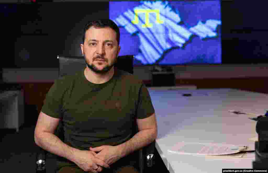 УКРАИНА - Украинскиот претседател Володимир Зеленски изјави дека употребата на ласерско оружје од страна на Русија во инвазијата на неговата земја, е знак за нејзин неуспех.