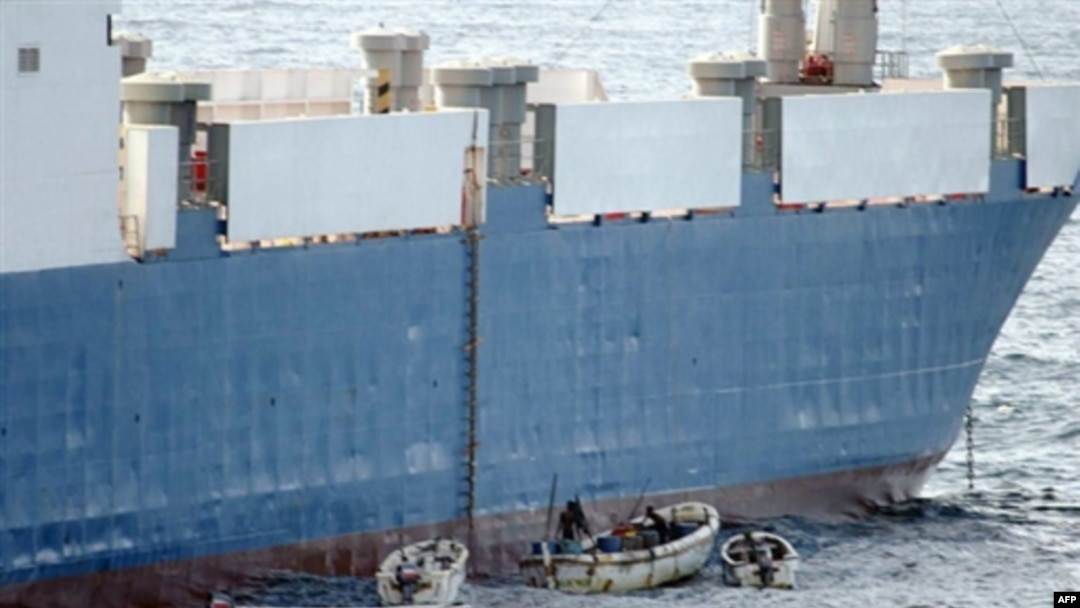The Indian Navy is shadowing a bulk carrier likely taken by Somali pirates  in the Arabian Sea, International