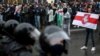 Bjeloruska policija optužena je za uporabu pretjerane sile protiv prosvjednika.