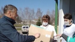 Лікарям на Сумщині передають гуманітарну допомогу від позафракційного депутата Верховної Ради Андрія Деркача, квітень 2020 року