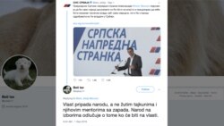 Jedan od preko 43 miliona tvitova objavljenih sa naloga u Srbiji a koje je Twitter uklonio sa svoje društvene mreže