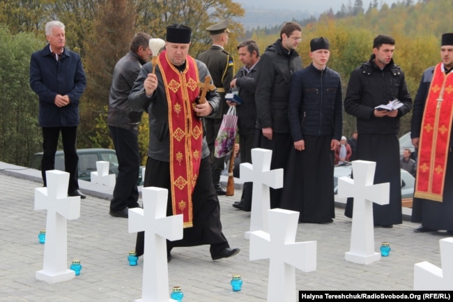 Освячення Меморіалу Героям Карпатської України 15 жовтня 2017 року