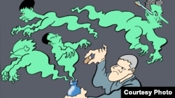 Karikatura Predraga Koraksića Coraxa