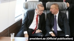 Recep Tayyip Erdogan və İlham Əliyev (Arxiv) 
