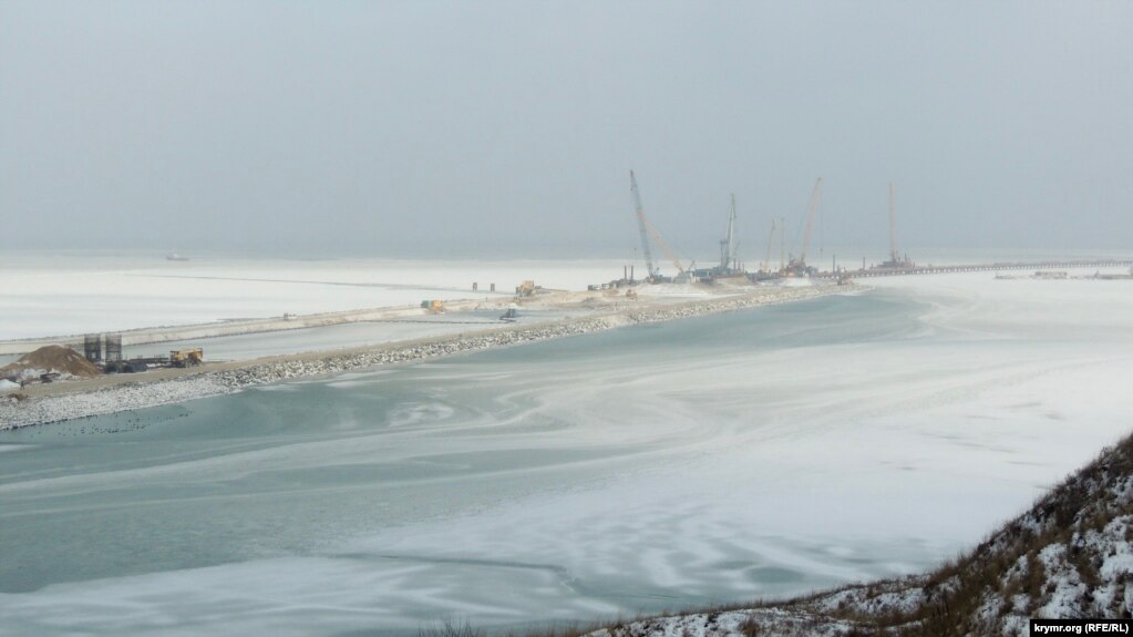 Обледенение в Азовском море