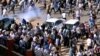 Sudanese demonstrators gather in Khartoum for anti-government protests.