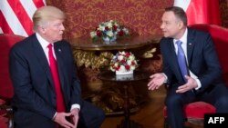 Andrzej Duda və Donald Trump