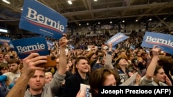 Mbështetësit e senatorit Bernie Sanders në Nju Hempshër