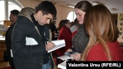 Iulian Ciocan la întîlnirea cu studenții de la Bălți
