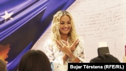 Rita Ora in Pristina on February 17