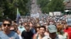 Массовая манифестация в поддержку Сергея Фургала в Хабаровске. 18 июля 2020 года