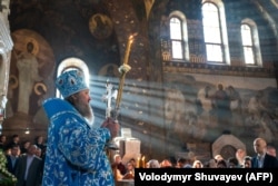 Metropolitan Pavlo oversees the Pechersk Lavra monastery in Kyiv. (file photo)