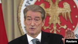 Albania - Albania's Prime Minister Sali Berisha