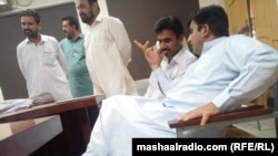 Mohsin Dawar says he voluntarily surrendered to a counterterrorism court in the northwestern city of Bannu.