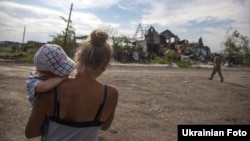 Селище Семенівка після боїв сил АТО з бойовиками, липень 2014 року