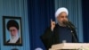 حسن روحانی، رئیس جمهوری ایران، در بجنور، خراسان شمالی. ۲۴ خرداد ۱۳۹۴