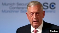 Министр обороны США Джеймс Мэттис. Мюнхен, 17 февраля 2017 года.
